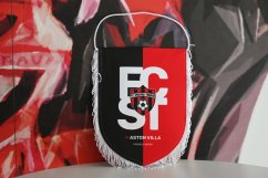 Zápasová pamätná vlajka FC SPARTAK TRNAVA / ASTON VILLA FC