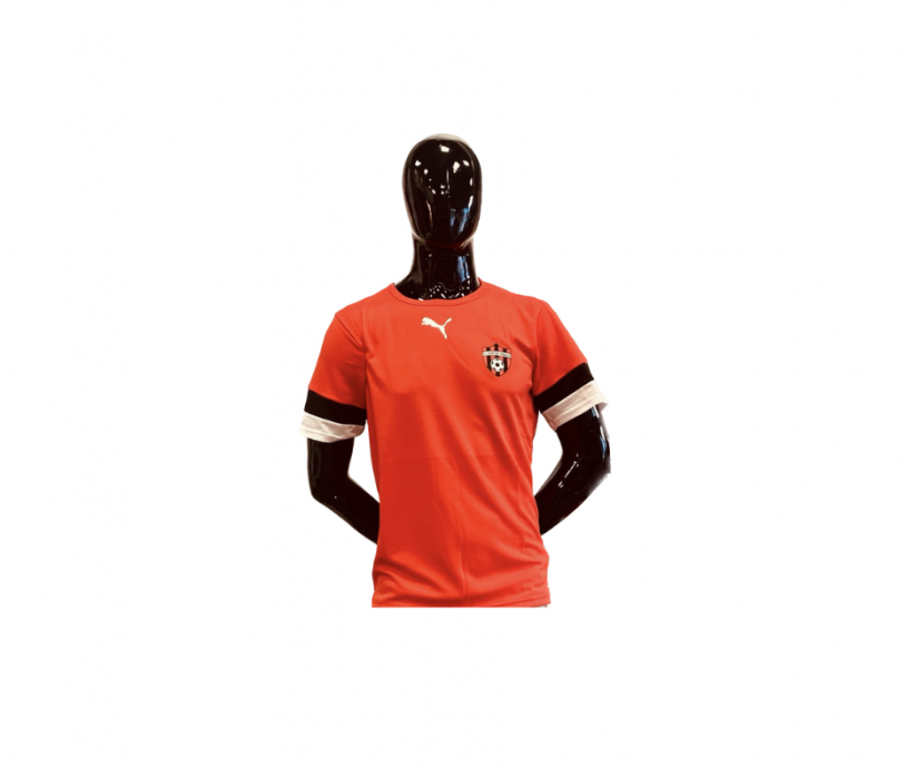 Tréningové tričko PUMA / Red / Black / White - Veľkosť: M