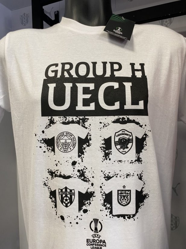 Tričko GROUP H UECL KIDS - Veľkosť mini: 7/8